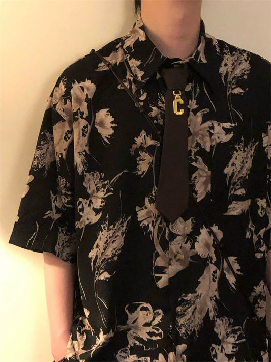 Nagawl Dark Flowers Shirt