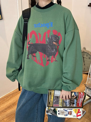 c2 Weiner Dog Crewneck Sweater