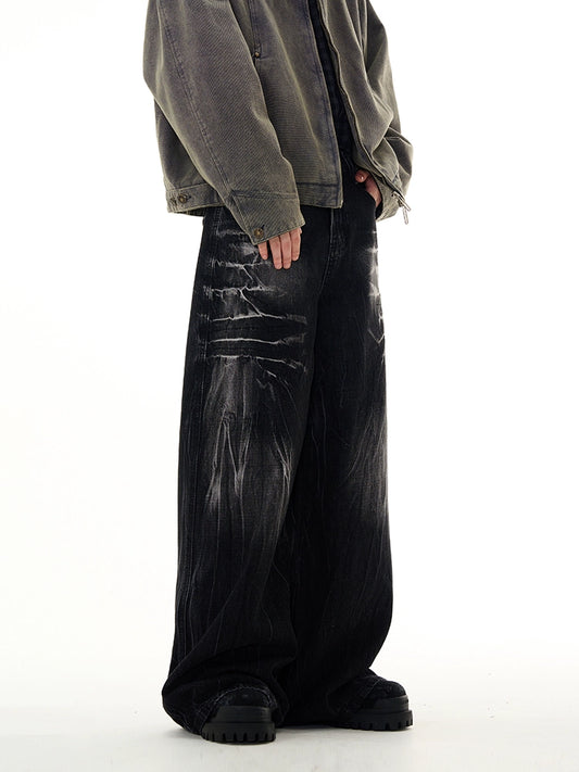 77Fight Lighting Wide Jeans
