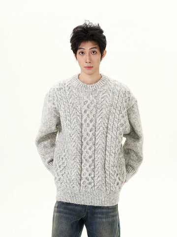 77Fight Twists Knit Sweater