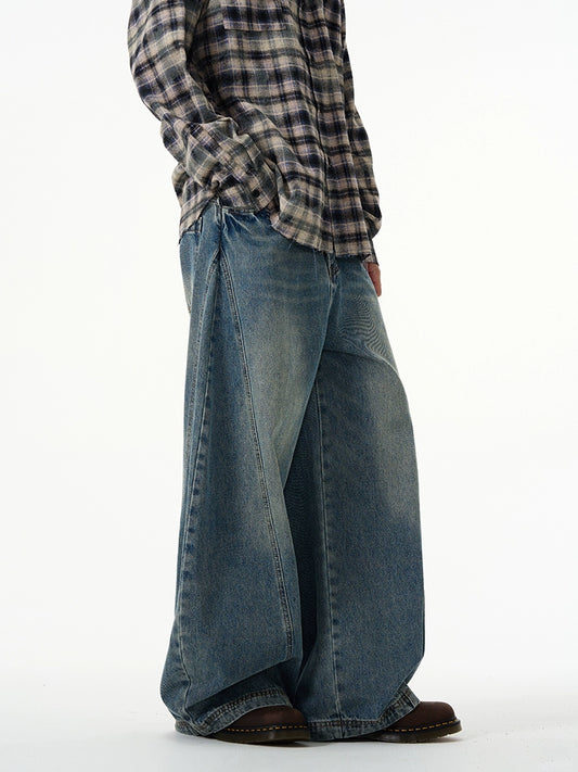 77Fight Retro Scimitar Jeans