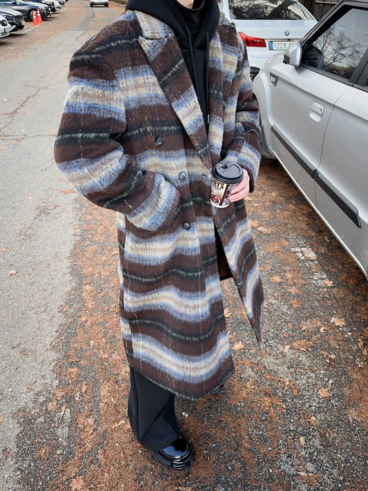 JM Vintage Plaid Coat