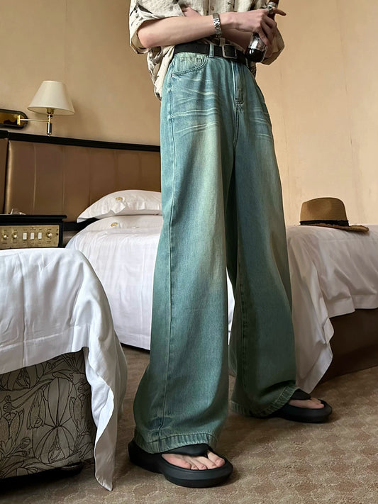 JM High-waisted Loose Jeans