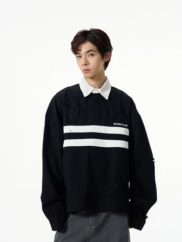 77Fight Two Lines Polo Shirt