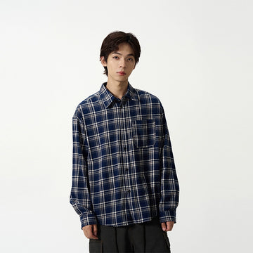 77Fight Essential Basic Plaid Shirt