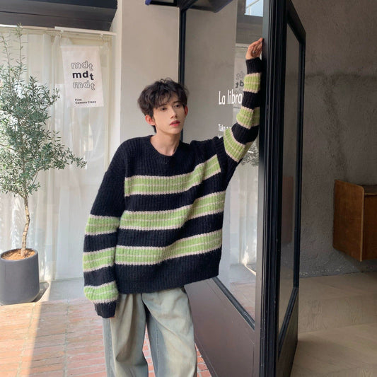 Vatican Two Tone Drop Shoulder Sweater