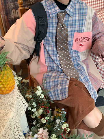 c2 coloring Blocking Patch Shirt