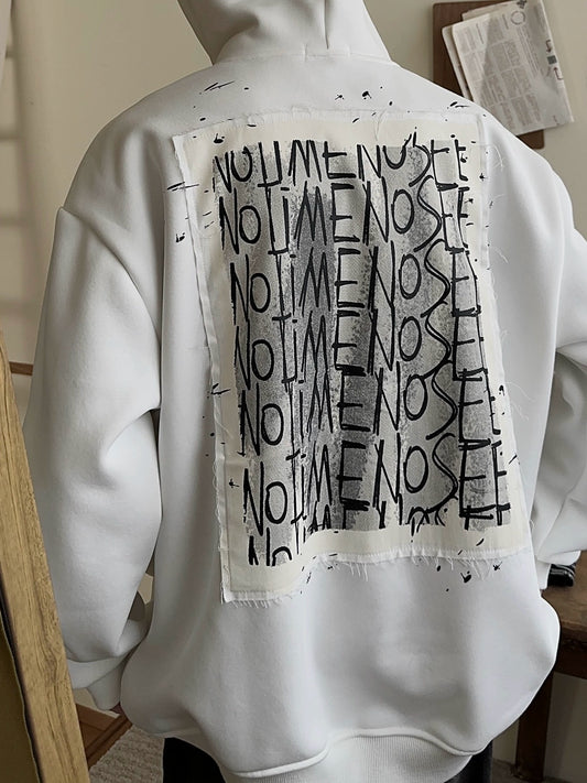 JM Scribble "No Time No See" Hoodie