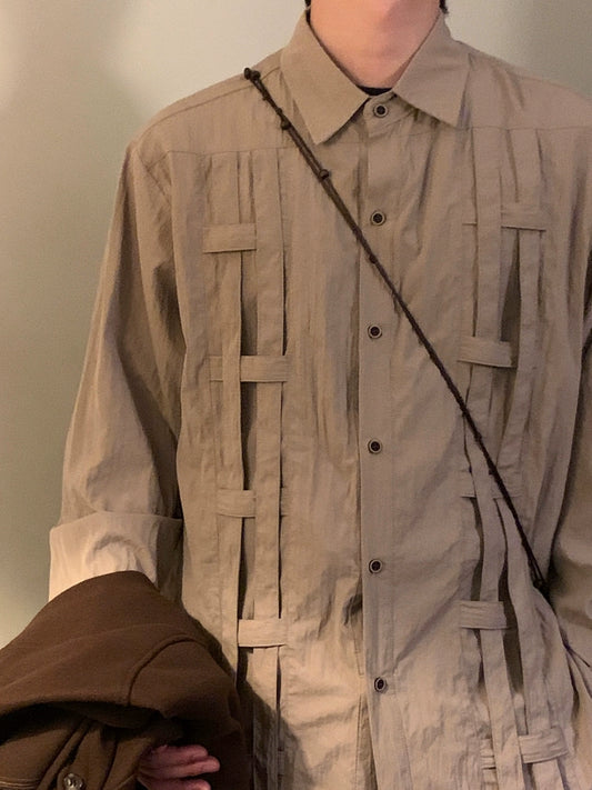 Nagawl Structure Lace Shirt