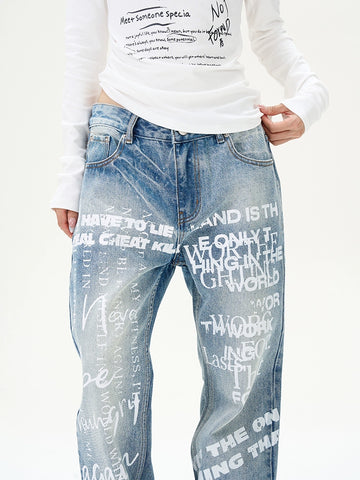 77Fight Yapping Jeans