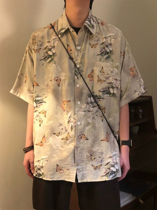 Nagawl Butterfly Garden Shirt
