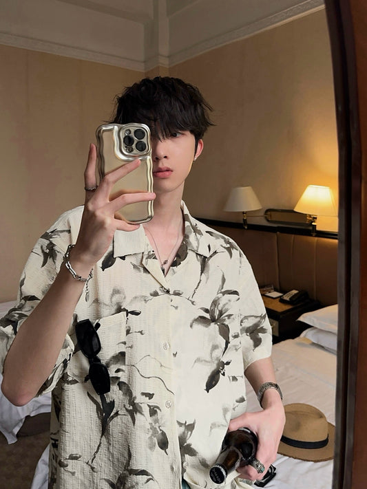 JM Flower Pattern Shirt