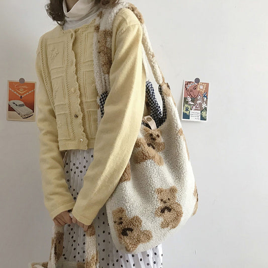 Tang All Over Teddy Bears Plush Bag