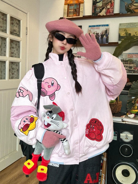c2 Star Ride Cartoon Bomber Jaccket