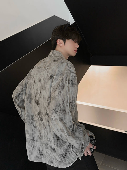 JM Smudged Loose Shirt