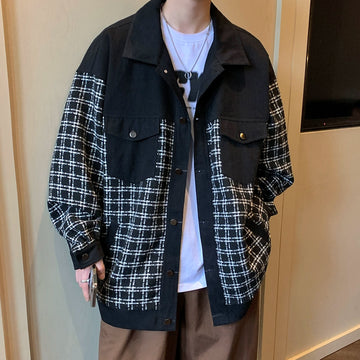 Vatican Plaid Panel Jacket