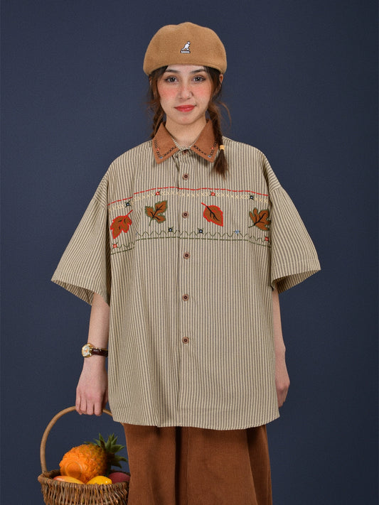 c2 Autumn Leaves Shirt