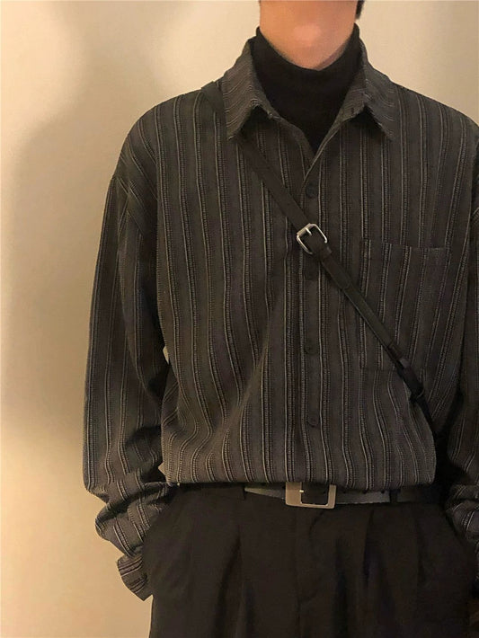 Nagawl Casual Flannel Button-down Shirt