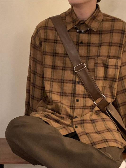 Nagawl Vintage Plaid Shirt
