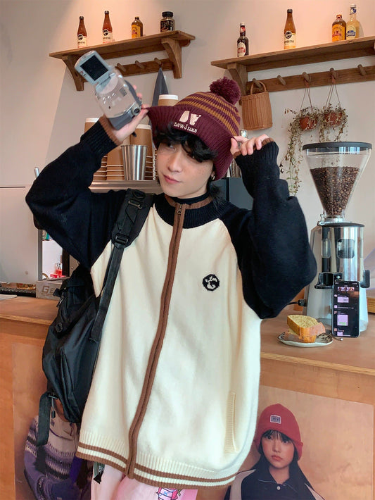 c2 Happy Doggo Zip-up Sweater