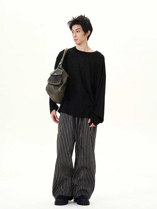 77Fight Striped Dressy Pants