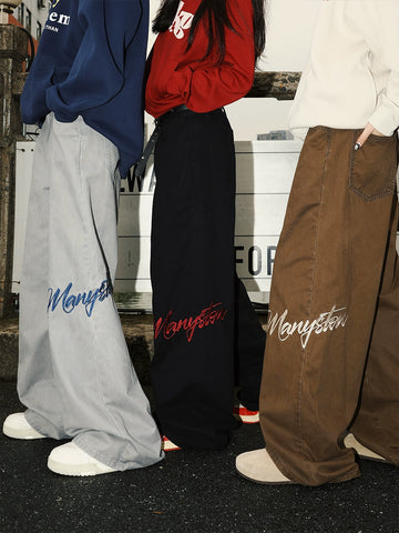 MANYSTON Side Logo Jeans