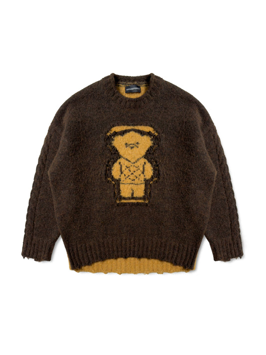 MASONPRINCE Stitched Bear Sweater
