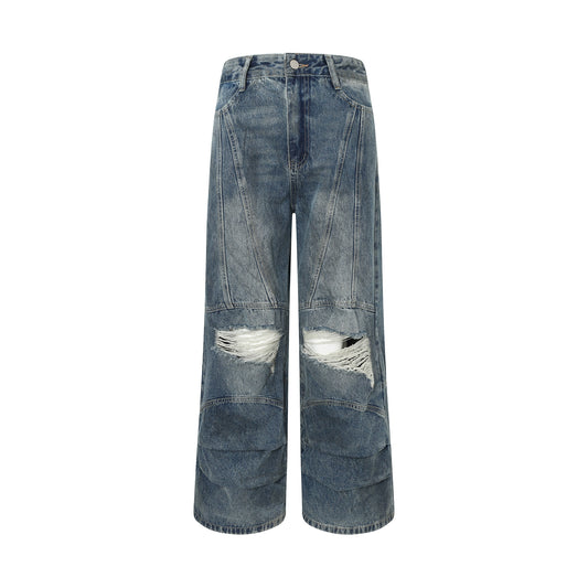 DSTR Knee Rip Loose Jeans