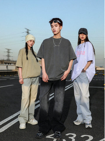 Manyston Bleached Spot Jeans