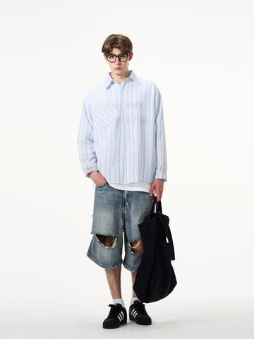 Madwitch Basic Striped Shirt
