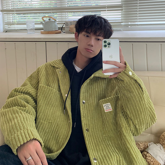Vatican Vintage Striped Corduroy Jacket