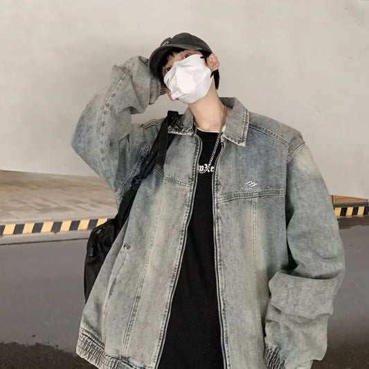 Mage Gradient Denim Zip-up Jacket