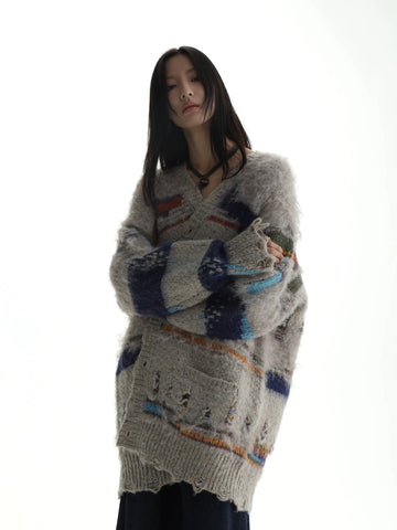 MASONPRINCE Damaged Wool Sweater