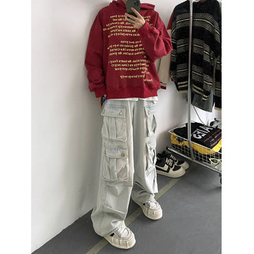 TIA Multi-Pocket Cargo Jeans
