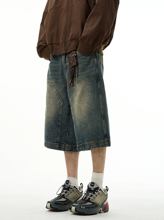77Fight Vintage Wide Leg Shorts