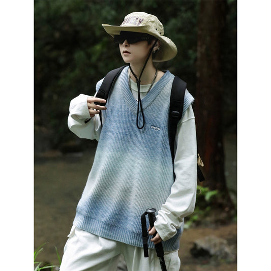 Vatican Gradient V-neck Vest