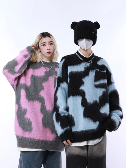 Mage Fuzzy Abstract Sweater
