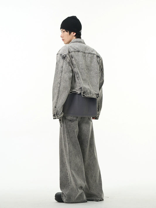 77Fight Loose Denim Set