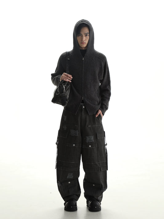 MASONPRINCE Essential Mohair Zip-up Hoodie