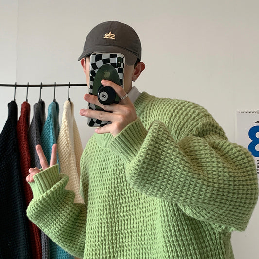 Vatican Essential Waffle Sweater