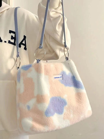 VM Fuzzy Tie-Dye Bag