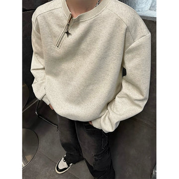 JM Cross Star Half Zipper Sweatshirt