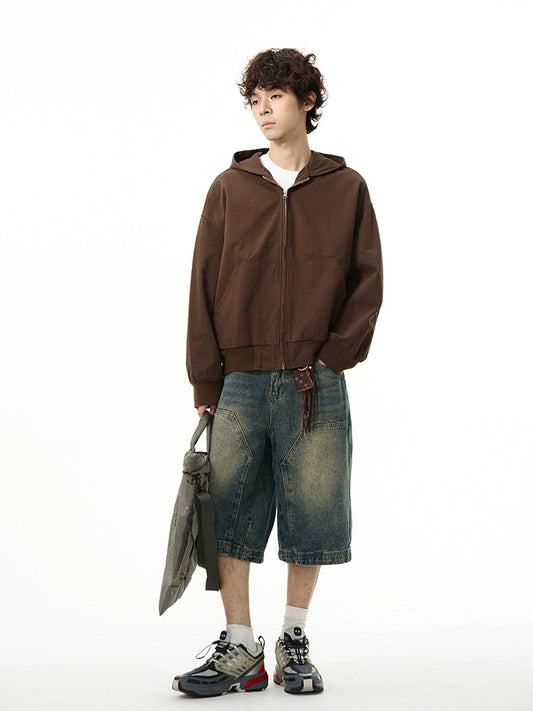 77Fight Essential Autumn Zip-up Hoodie