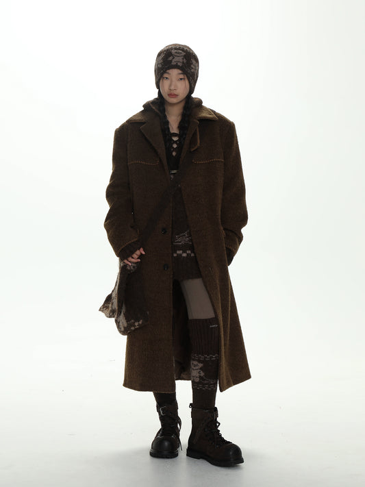 MASONPRINCE Vintage Bear Knit Hoodie
