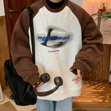c2 Blurred Letter Crewneck Sweatshirt