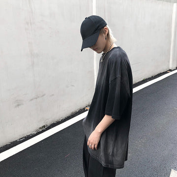 77Fight Dark Tie-dye Gradient Tee