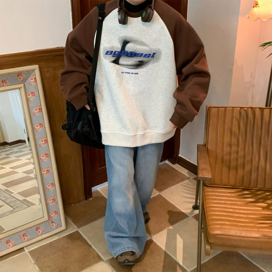 c2 Blurred Letter Crewneck Sweatshirt