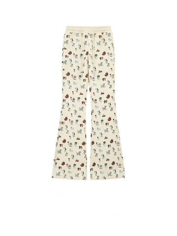 KKYES All Over Puppies Pants