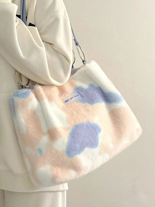 VM Fuzzy Tie-Dye Bag