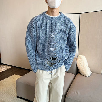 abc Ripped Knit Sweater